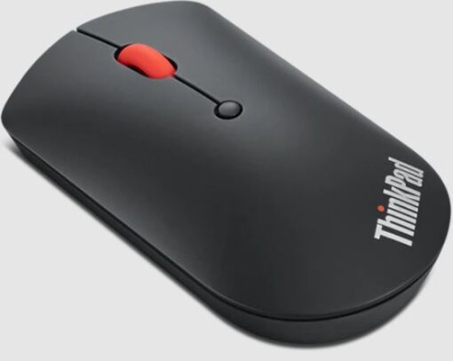 LENOVO ThinkPad Bluetooth Silent Mouse - Dual-Host Bluetooth 5.0 to Switch Between 2 Devices,DPI Adjustment: 2400, 1600, 800, 1YR Battery Life - Image 2