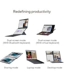 ASUS ZenBook Duo UX8406 14' 2.8K TOUCH Detachable 2-in-1 Intel Core Ultra 9 32GB RAM 1TB SSD Intel Arc Graphics WIN11 HOM WIFI LAN Camera