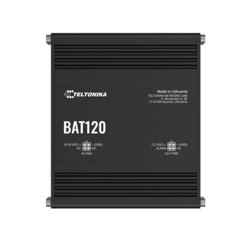 Teltonika Uninterruptable Power Supplies, Two 4-pin DC ports Power Supply, DIN rail and surface mounting options - 6hrs Runtime at Full Load | BAT120000300