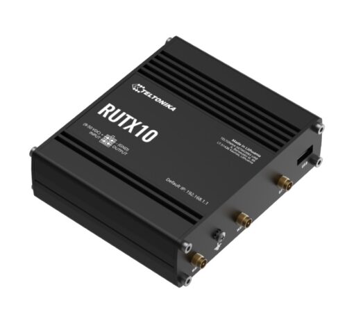 Teltonika RUTX10 Professional Ethernet Router, Industrial Ethernet Router/VPN/Firewall (NO-LTE) with Dual Band WiFi 5 802.11ac, PSU included | RUTX10000400 - Image 2