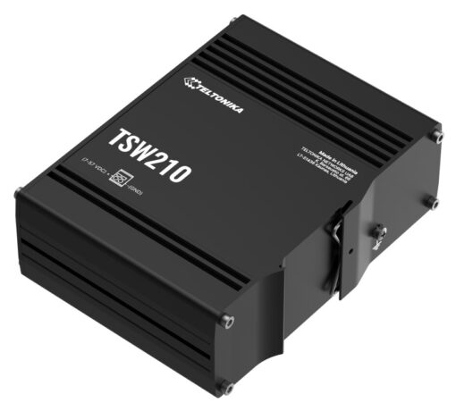Teltonika TSW210 Industrial Ethernet Switch, 2x SFP Ports, 8x Gigabit Ethernet Ports with speeds of up to 1000 Mbps, DIN Rail, PSU excluded - Image 2