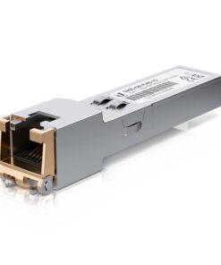 Ubiquiti SFP to RJ45 Transceiver Module, 1000Base-T Copper SFP Transceiver, 1Gbps Throughput Rate, Supports Up to 100m