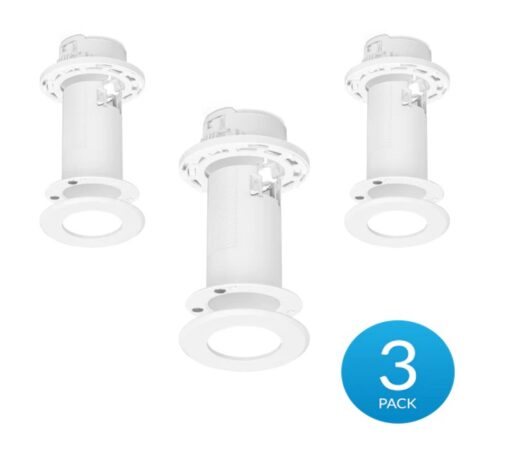 Ubiquiti Ceiling Mount 3 Pack, Compatible with U6 Mesh FlexHD, Mounts to a Drop Ceiling Tile, Drywall Ceiling, or Solid Ceiling, | FlexHD-CM-3