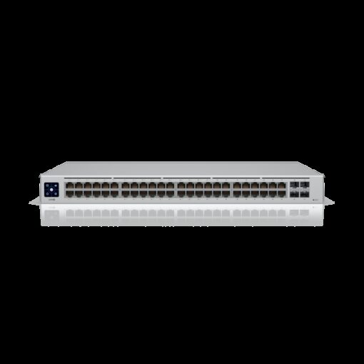Ubiquiti UniFi 48-port Managed Gigabit Layer2 switch,  48x Gigabit Ethernet Ports w/ 32x 802.3at POE+, 4x SFP Port Touch Display 195W, | USW-48-POE