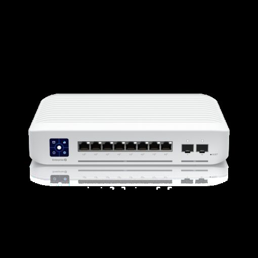 Ubiquiti Switch Enterprise 8-port PoE+ 8x2.5GbE, Ideal For Wi-Fi 6 AP, 2x 10g SFP+ Ports For Uplinks, Managed Layer 3 Switch, - Image 2
