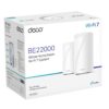 TP-Link Deco BE85(2-pack) BE22000 Tri-Band Whole Home Mesh Wi-Fi 7 System (WiFI7), 1376 Mbps at 2.4 GHz + 8640 Mbps at 5 GHz + 11520 Mbps at 6 GHz | Deco BE85(2-pack)