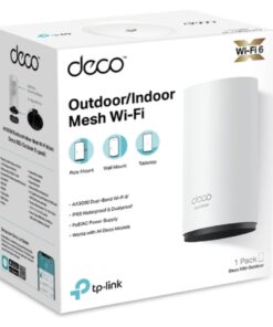 TP-Link Deco X50-Outdoor(1-pack) AX3000 Outdoor / Indoor Whole Home Mesh WiFi 6 Unit