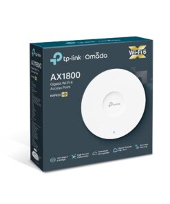 TP-Link EAP620 HD Omada AX1800 Wireless Dual Band Ceiling Mount Access Point, 1201Mbps @ 5GHz , OFDMA, MU-MIMO, QoS, Mountable