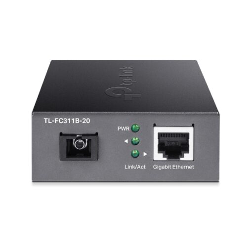 TP-Link TL-FC311B-20 Gigabit WDM Media Converter - IEEE 802.3u 1550nm 20KM 9/125 μm Single-Mode Fiber (Compatible with TL-FC311A-20) | FC311B-20 - Image 2