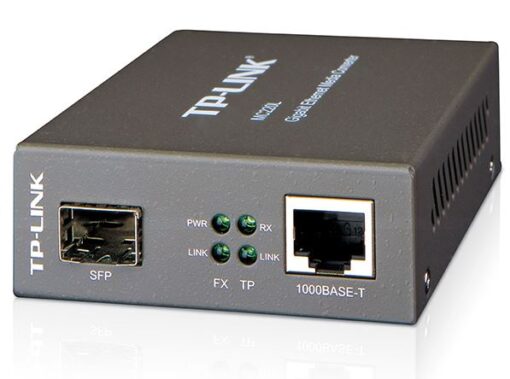 TP-Link MC220L Gigabit Single  Multi-Mode SFP Media Converter - IEEE 802.3ab/802.3z, 0.55km Multi-mode, 10km Single-Mode | MC220L