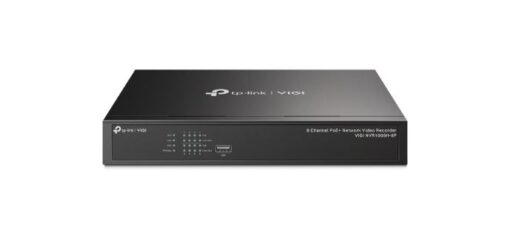 TP-Link VIGI NVR1008H-8P 8 Channel PoE+ Network Video Recorder, 53W PoE Budget, H.265+, 4K Video Output  16MP Decoding Capacity (HDD Not Included) | VIGI NVR1008H-8P - Image 2