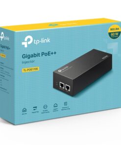 TP-Link TL-POE170S Omada PoE++ Injector, 2 Gigabit Ports, 802.3af/at/bt, Integrated Power Supply, Wall Mountable, Plug  Play | POE170S