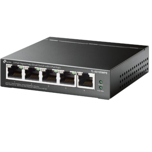 TP-Link TL-SG105MPE 5-Port Gigabit Easy Smart Switch with 4-Port PoE+ - Image 2