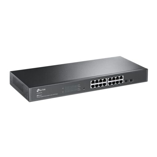 TP-Link SG2218 JetStream 16-Port Gigabit Smart Switch with 2 SFP Slots, Support Omada SDN, L2/L3/L4 QoS, Static Routing,Rack Mountable | SG2218 - Image 2