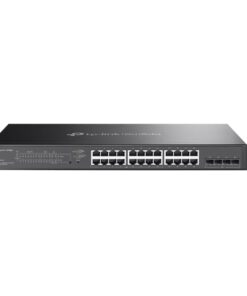 TP-Link SG2428LP Omada 28-Port Gigabit Smart Switch with 16-Port PoE+, 16× Gigabit 802.3af/at PoE+ ports, 8× Gigabit non-PoE RJ45 ports and 4× Gigabit
