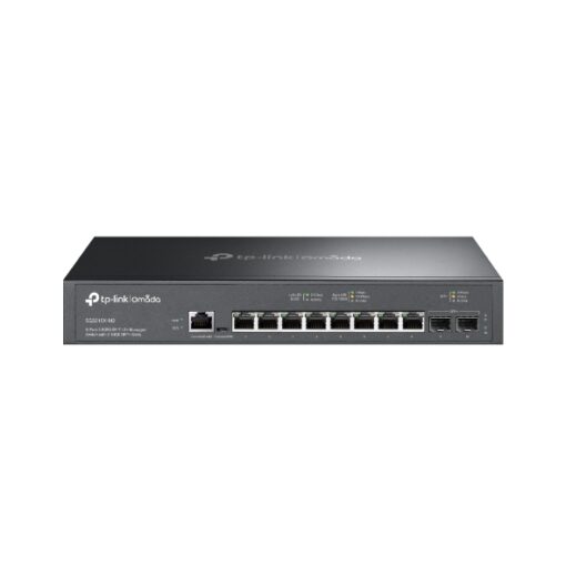 TP-Link SG3210X-M2 Omada 8-Port 2.5GBASE-T L2+ Managed Switch with 2 10GE SFP+ Slots by Omada SDN | SG3210X-M2