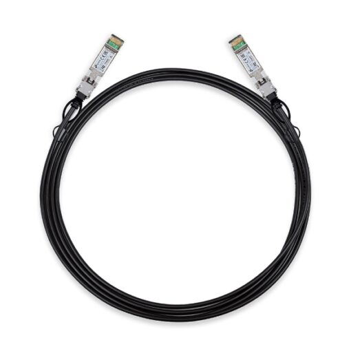 TP-Link SM5220-3M 3 Meter 10G SFP+ Direct Attach Cable, Drives 10 Gigabit Ethernet, 10G SFP+ Connector on Both Sides (Replaces TXC432-CU3M) | SM5220-3M
