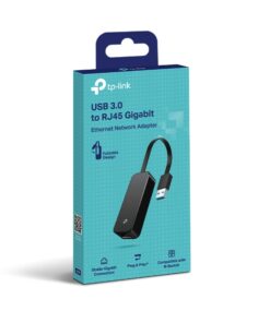 TP-Link UE306 USB 3.0 to Gigabit Ethernet Network Adapter, Foldable and Portable, Suitable for Ultrabook, Nintendo Switch, Linux, Windows 10/8.1