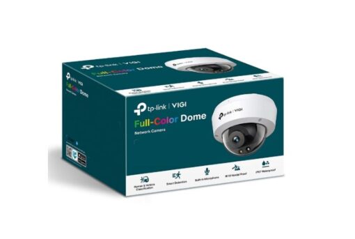 TP-Link VIGI 4MP C240(2.8mm) Full-Color Dome Network Camera, 2.8mm Lens, Smart Detection, 3YW | VIGI C240(2.8mm)