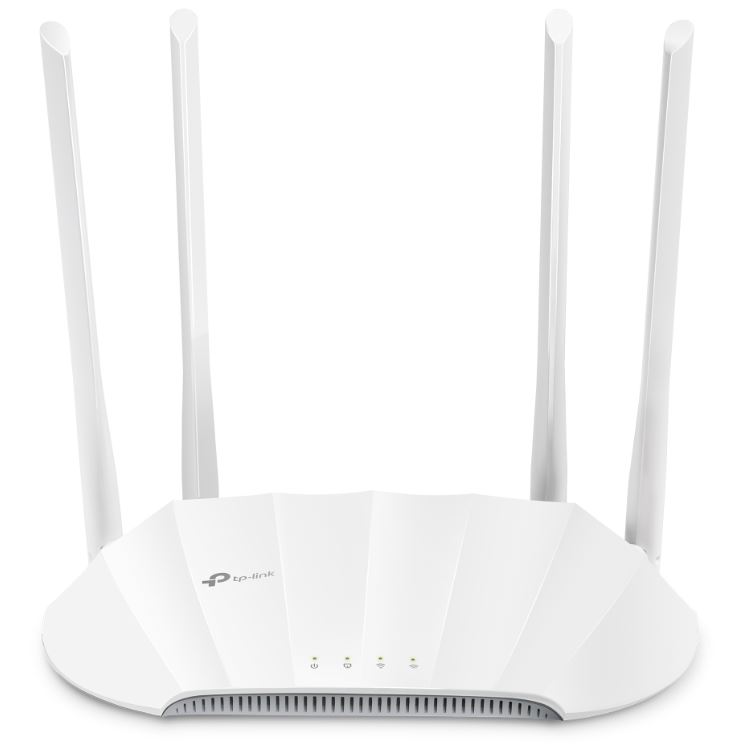 TP-Link TL-WA1801 AX1800 Gigabit Wi-Fi 6 Access Point, 574 Mbps at 2.4 GHz + 1201 Mbps at 5 GHz, 4× Fixed Antennas, 1× Gigabit Port, 1024-QAM | TL-WA1801