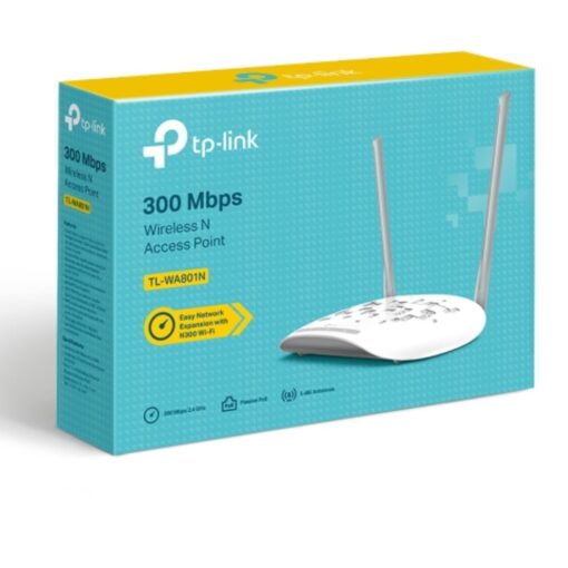 TP-Link TL-WA801N 300Mbps Wireless N Access Point, Multiple Operation Modes, WPA2, Included Passive POE Injector | TL-WA801N