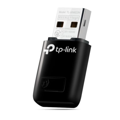 TP-Link TL-WN823N N300 Mini Wireless N USB Adapter 2.4GHz (300Mbps) 1xUSB2 802.11bgn Internal Antenna Mini-sized design WPS button - Image 4
