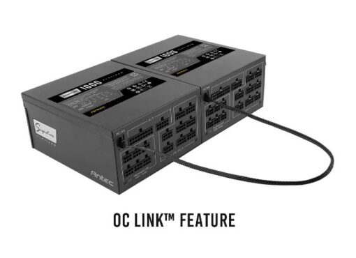 Antec SG 1000w 80+Platinum Fully Modular, FDB 135mm Fan, Zero RPM, Phase Wave Design, OC-LINK, Server Grade ATX Power Supply, PSU, 10 Yrs Wty | SP1000AU - Image 4