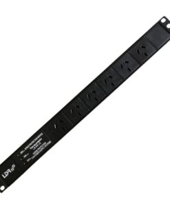 LDR 6-Port 10A Power Distribution Unit AU Approved - 6x 3-Pin AU/NZ Outlets/Slots - 1U Horizontal Mount