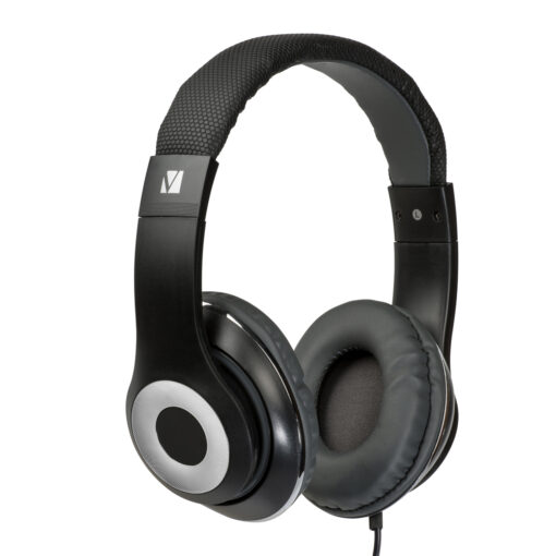 Verbatim Stereo Headphone 3.5mm - Black, Headphones Over-Ear Design, 1.2 Meter Cable Included, Great for Music on Smartphone, Laptop, Desktop | 65066 - Image 2