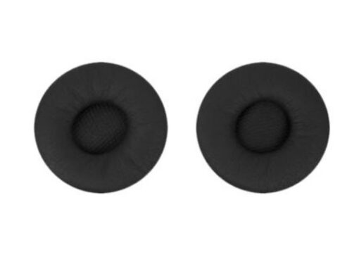 Jabra Earpads For 900/9400 Series,2Pcs, Larger Leather Ear Cushions for Jabra Pro 9400/900 (5.5 cm diameter), 3-5 dB More Passive NC Than the Standard | 14101-19