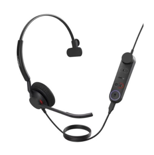 Jabra Engage 50 II MS Mono Corded USB-A Headset, Best Headset for Clear Customer Calls, Ultra-Lightweight, Hearing Protection, Smartringer, Busylight - Image 2