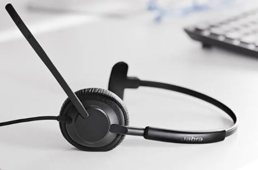 Jabra Engage 50 II MS Mono Corded USB-A Headset, Best Headset for Clear Customer Calls, Ultra-Lightweight, Hearing Protection, Smartringer, Busylight - Image 4