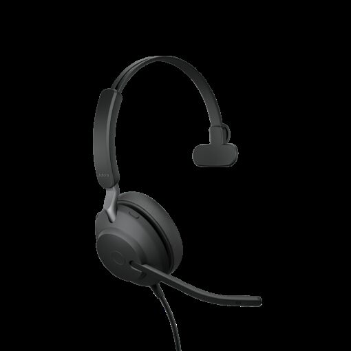 Jabra Evolve2 40 SE Wired USB-C UC Mono Headset, 360° BusyLight, Noise Isolationg Ear Cushions, 2Yr Warranty, Plug-and-play, 3-Microphone Technology - Image 2