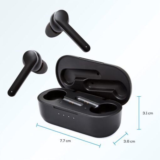 mbeat® E2 True Wireless Earbuds/Earphones - Up to 4hr Play time, 14hr Charge Case, Easy Pair Fully Charging time: 2 hours Play Time: 18 hours | MB-TWS-E2 - Image 3