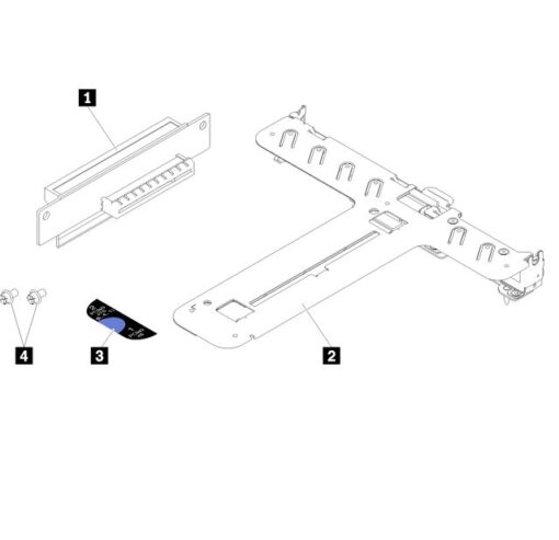 LENOVO ThinkSystem SR250/SR150 PCIe x16/x8 Riser | 4C57A12111.