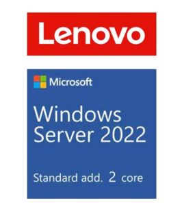 LENOVO Windows Server 2022 Standard Additional License (2 core) (No Media/Key) (APOS)  ST50 / ST250 / SR250 / ST550 / SR530 / SR550 / SR65