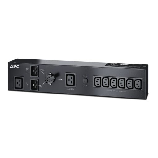 APC Service Bypass PDU, 2U, 3000VA Load Capacity, 230V/16A Input, 1x IEC C19  6x IEC C13 Outlets | SBP3000RMI