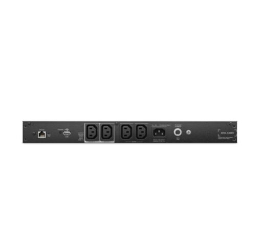 APC Smart-UPS 500VA/400W Line Interactive UPS, 1U RM, 230V/10A Input, 4x IEC C13 Outlets, Li-Ion Battery, W/ Network Card, Short Depth - Image 2
