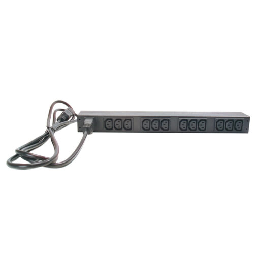 APC NetShelter Basic Rack PDU, 1U, 230V/16A Input, 12x IEC C13 Outlets | AP9565