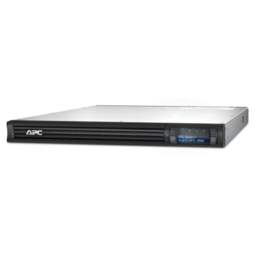 APC Smart-UPS 1500VA/1000W Line Interactive UPS, 1U Rackmount, 230V/10A Input, 4x IEC C13 Outlets, Lead Acid Battery, SmartSlot,LCD | SMT1500RMI1U