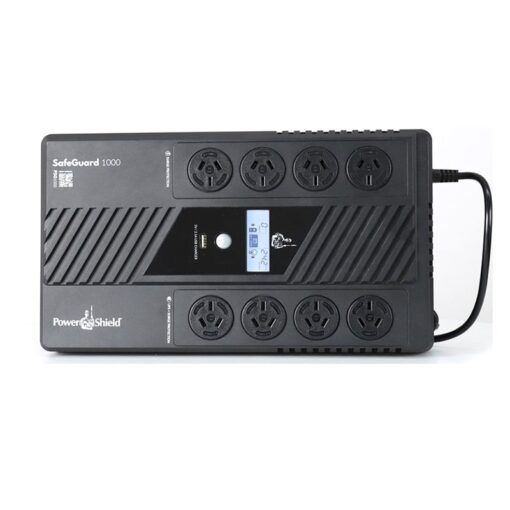PowerShield SafeGuard 1000VA/600W Line Interactive, Powerboard Style UPS with AVR, 4 AUS sockets, wall mountable, 2-year warranty | PSG1000 - Image 2