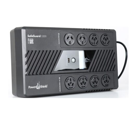 PowerShield SafeGuard 1000VA/600W Line Interactive, Powerboard Style UPS with AVR, 4 AUS sockets, wall mountable, 2-year warranty | PSG1000 - Image 4