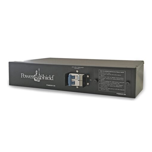 PowerShield Rack Mount 1:1 Maintenance Bypass Switch for 6-10kVA UPS, 2U, HW, Interlocked, ensures uninterrupted power during maintenance | PSMBSR10K