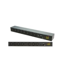 PowerShield Network Metered PDU, 1U, C20 input, 8 x C13 outputs, provides efficient power distribution and monitoring for network equipment