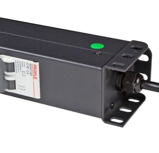 PowerShield Vertical PDU with IEC C20 Input, 10 x C13 outlets, provides reliable power distribution for vertical installations | RPR-IEC-16A10V - Image 2