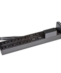 PowerShield Horizontal PDU with IEC C20 Input, 16 x C13, 4 x C19 outlets, provides reliable power distribution for horizontal installations