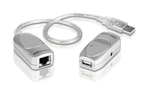 Aten Extender USB 2.0 Cat 5 Extender, extends up to 60m, supports USB speeds up to 12Mbps, Plug an Play, | UCE60-AT
