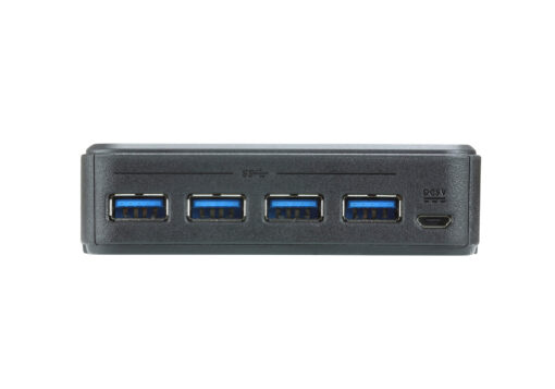 Aten Peripheral Switch 2x4 USB 3.1 Gen1, 2x PC, 4x USB 3.1 Gen1 Ports, Remote Port Selector, Plug and Play | US3324-AT - Image 3