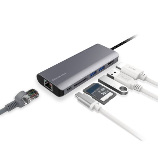 mbeat®  'Elite' USB Type-C Multifunction Dock - USB-C/4k HDMI/LAN/Card Reader/Aluminum Casing/Compatible with MAC/Desktop PC Notebook Laptop Devices | MB-UCD-01 - Image 2