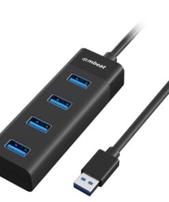mbeat® 4-Port USB 3.0 Hub - Black USB 3.0 transfer speeds up to 5Gbps. Plug-and-play Compact and lightweight Weight: 37g